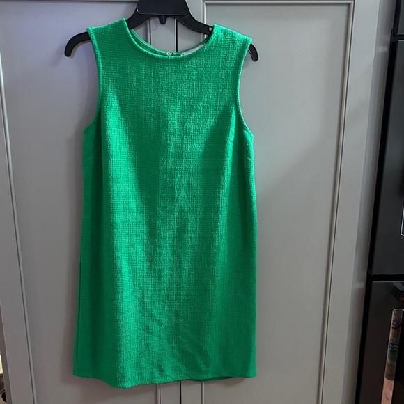 Mango sleeveless mini dress in green sz 6 - Picture 3 of 5